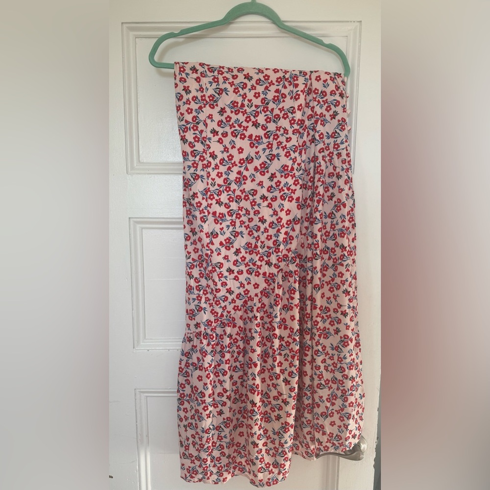 Lulus long slit maxi floral skirt